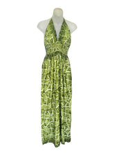 Green square gitano dress